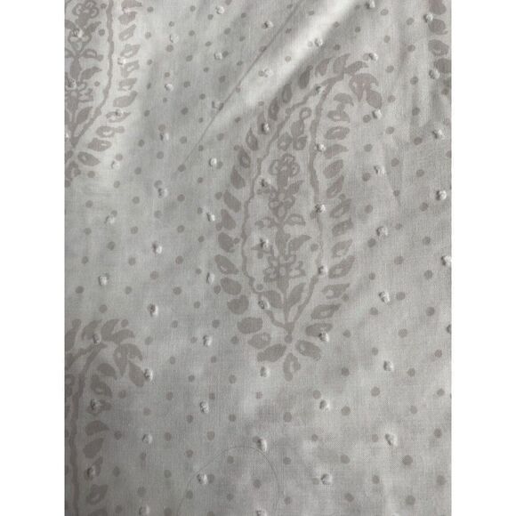 Simple Flower Pattern Shower Curtain - Picture 4 of 5